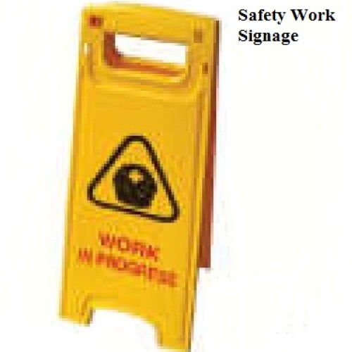 Safety work sign board